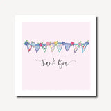 Luxury Hand-drawn Part Of The 'Pretty Lilly' Range Greeting Cards By Artist Marina B