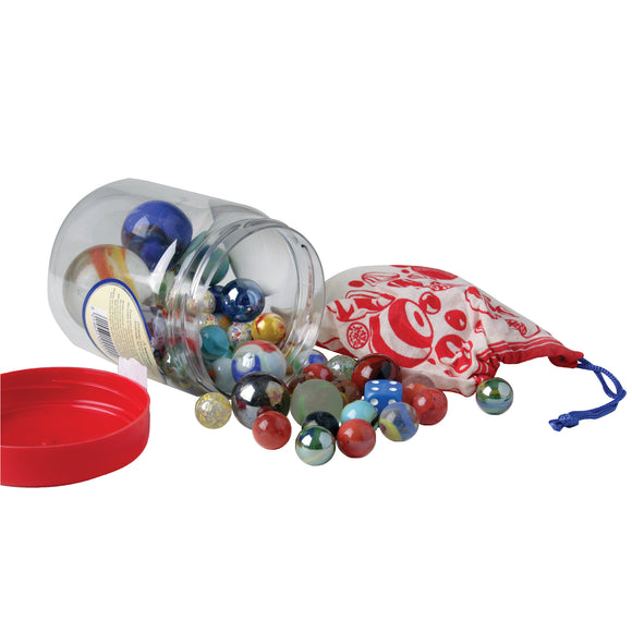 House Of Marbles Tub Of 50 Marbles + Lots More