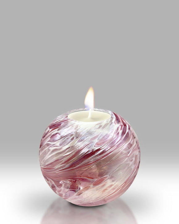 Nobile Glassware Handmade Mouthblown Friendship Candle Holder