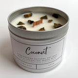 Aluminium Tin Scented Candle With Gemstones - Various