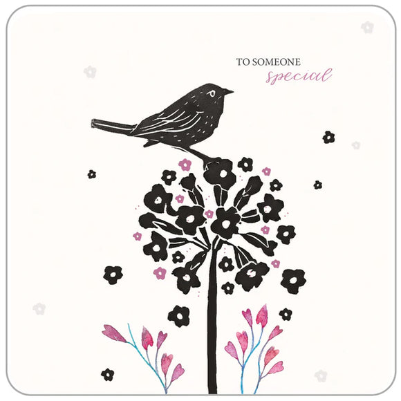 Brush & Ink Card Collection - Bird -  Large Greetings Card
