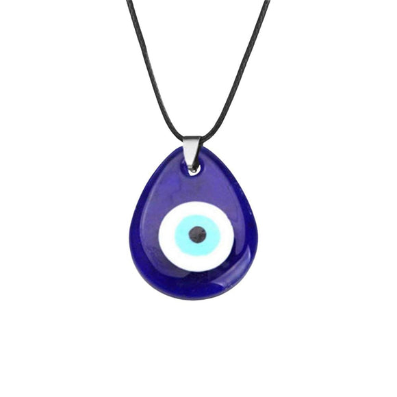 Handmade Evil Eye Pendant - Round Or Teardrop
