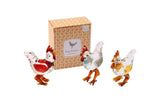 Hand Crafted Glass Rooster (Various Colours)