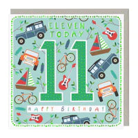 11 Today Adventurers Birthday Card Sajaroo Gifts