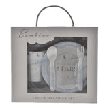 Bambino 5 Piece Melamine Dinner Set in Blue