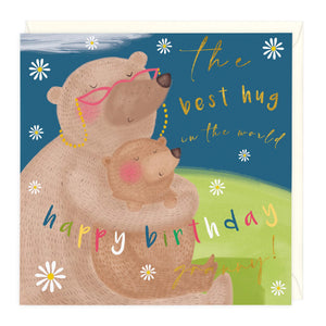 Whistlefish - The Best Hug In The World Happy Birthday Granny Greetings Card
