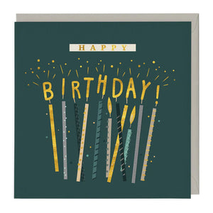 Sparkling Candles Birthday Card