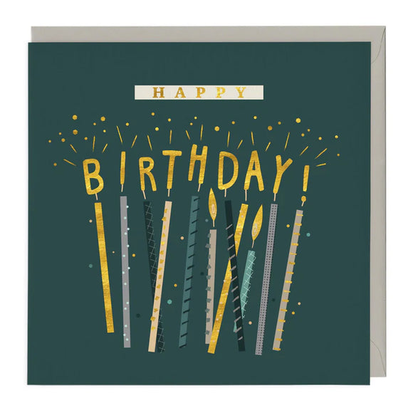 Sparkling Candles Birthday Card