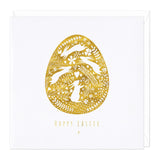 Golden Egg Happy Easter Card