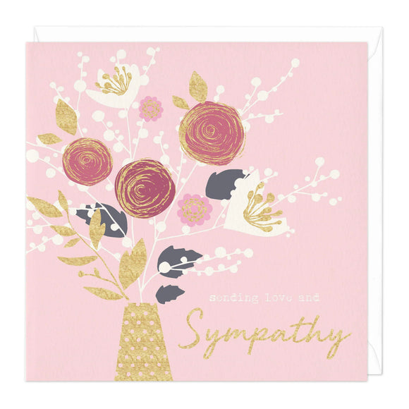 Whistlefish - Sending Love and Sympathy Greetings Card