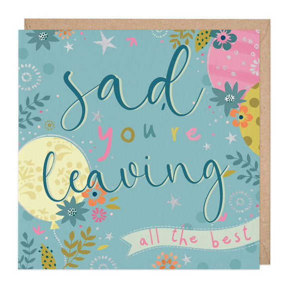 Whistlefish - Sad You're Leaving Greetings Card
