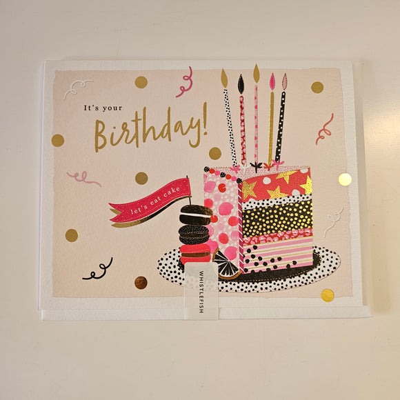 Let's Eat Cake Birthday Card