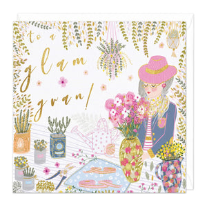 Whistlefish - To A Glam Gran Birthday Greetings Card