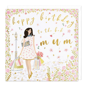 Whistlefish - Happy Birthday To The Best Mum Greetings Card