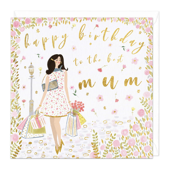 Whistlefish - Happy Birthday To The Best Mum Greetings Card
