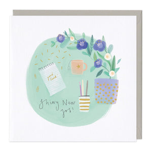 Whistlefish - Shiny New Job Greetings Card