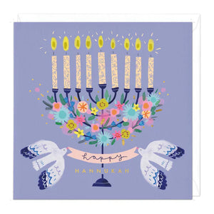 Whistlefish - Happy Hanukah Greetings Card