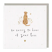 Sorry For Your Loss Dog Card Sajaroo Gifts