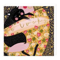 Be Lucky Black Cat Card Sajaroo Gifts