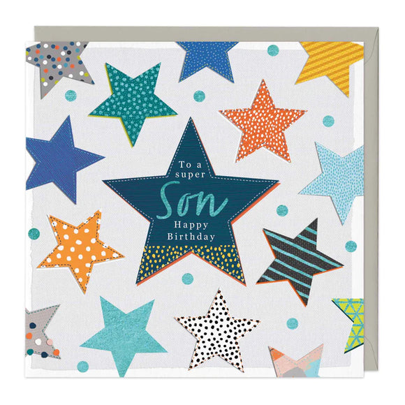 Super Son Birthday Card Sajaroo Gifts