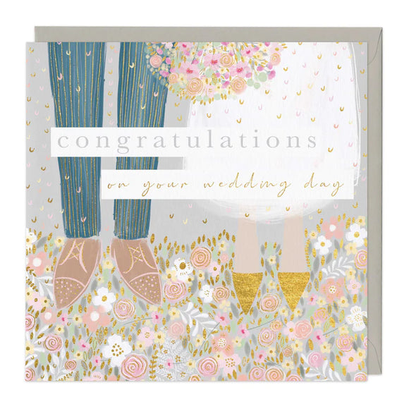Shoes Wedding Day Card Sajaroo Gifts