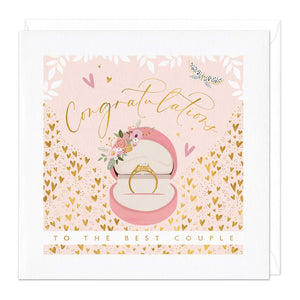 Ring Couple Engagement Card Sajaroo Gifts
