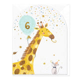 Whistlefish - Clementine and Friends Collection - Birthday Large Arch Greetings Card- Various Ages