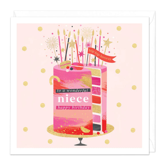 Niece abstract Card Sajaroo Gifts