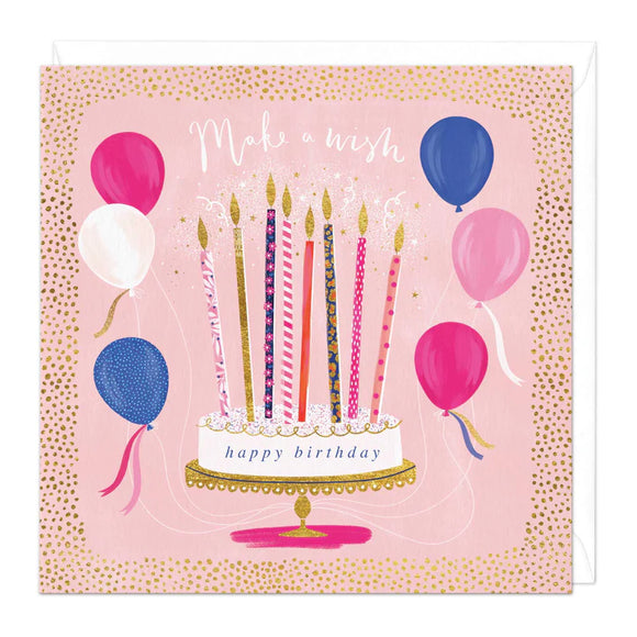 Wish Cake Birthday Card Sajaroo Gifts