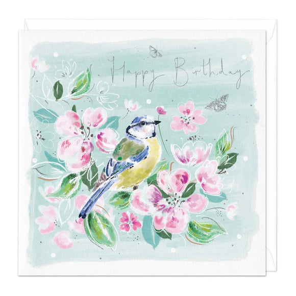 Blue Tit Birthday Card Sajaroo Gifts