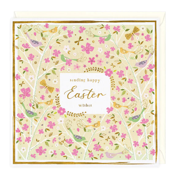 Whistlefish - Blossom Birds Happy Easter Card