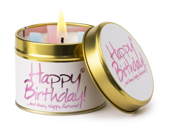 Lily-Flame Happy Birthday Scented Candle