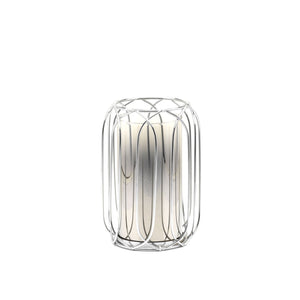 HESTIA SILVER OMBRE LANTERN 19.5 CM