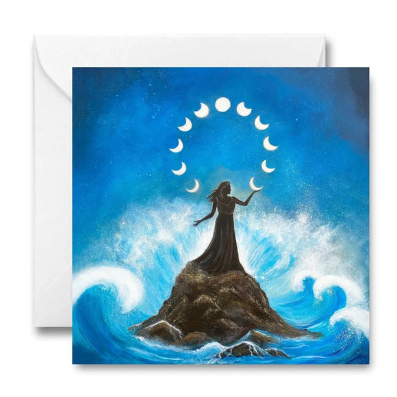 Just a phase Greeting Card Sajaroo Gifts