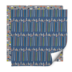 Candles and Spot Wrapping Paper Sajaroo Gifts