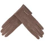 Four Button Touchscreen Plain Colour Gloves Sajaroo Gifts