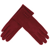Four Button Touchscreen Plain Colour Gloves Sajaroo Gifts