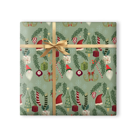 Elf Wrapping Paper Sajaroo Gifts