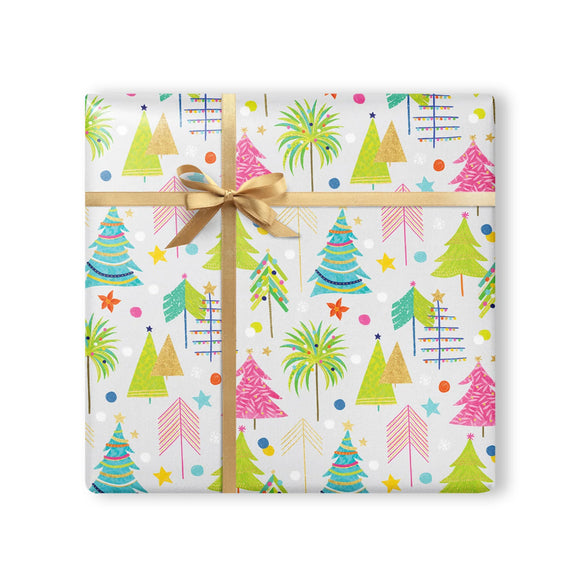 Neon Tree Wrapping Paper Sajaroo Gifts