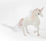 Glass Unicorn With Hanger - Available In Pink Or White