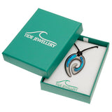 Tribal Blue Paua Shell Necklace