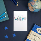 'Over The Rainbow' Collection Greetings Cards By Artist Marina B