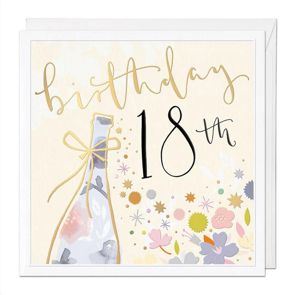 Whistlefish -  Delightfully Hand Designed Large Luxury Birthday Greetings Card