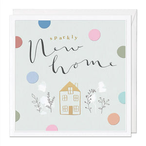 Whistlefish - Sparkly New Home - Large Luxury Greetings Card