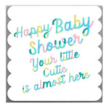 Lola Design - Colourful Die cut card with scalloped edges Luxury Greetings Card