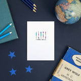 Rainbow Wishes Birthday Card Sajaroo Gifts