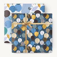 Blue Balloons Gift Wrap Sajaroo Gifts