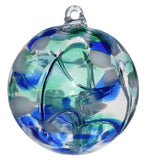 Handmade Glass Witch/Spirit Ball  D&J Glassware