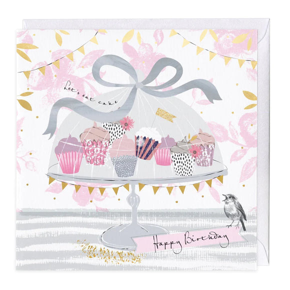 Let's Eat Cake Birthday Card Sajaroo Gifts