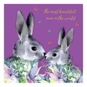 Mum Card Mother's Day with Gold Foil Writing